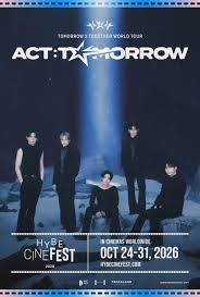 Poster for TOMORROW X TOGETHER WORLD TOUR 'ACT: TOMORROW' 